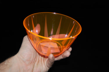 24oz Neon Blacklight Reactive Glow Party Snack Dip Bowls
